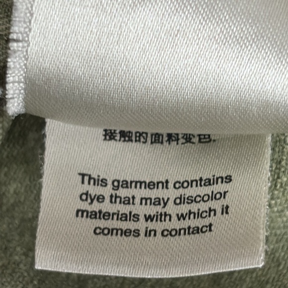 We The Free Makai Button Fly Cotton Denim Cut Off Shorts in Olive Green -Size 28 - Picture 9 of 10